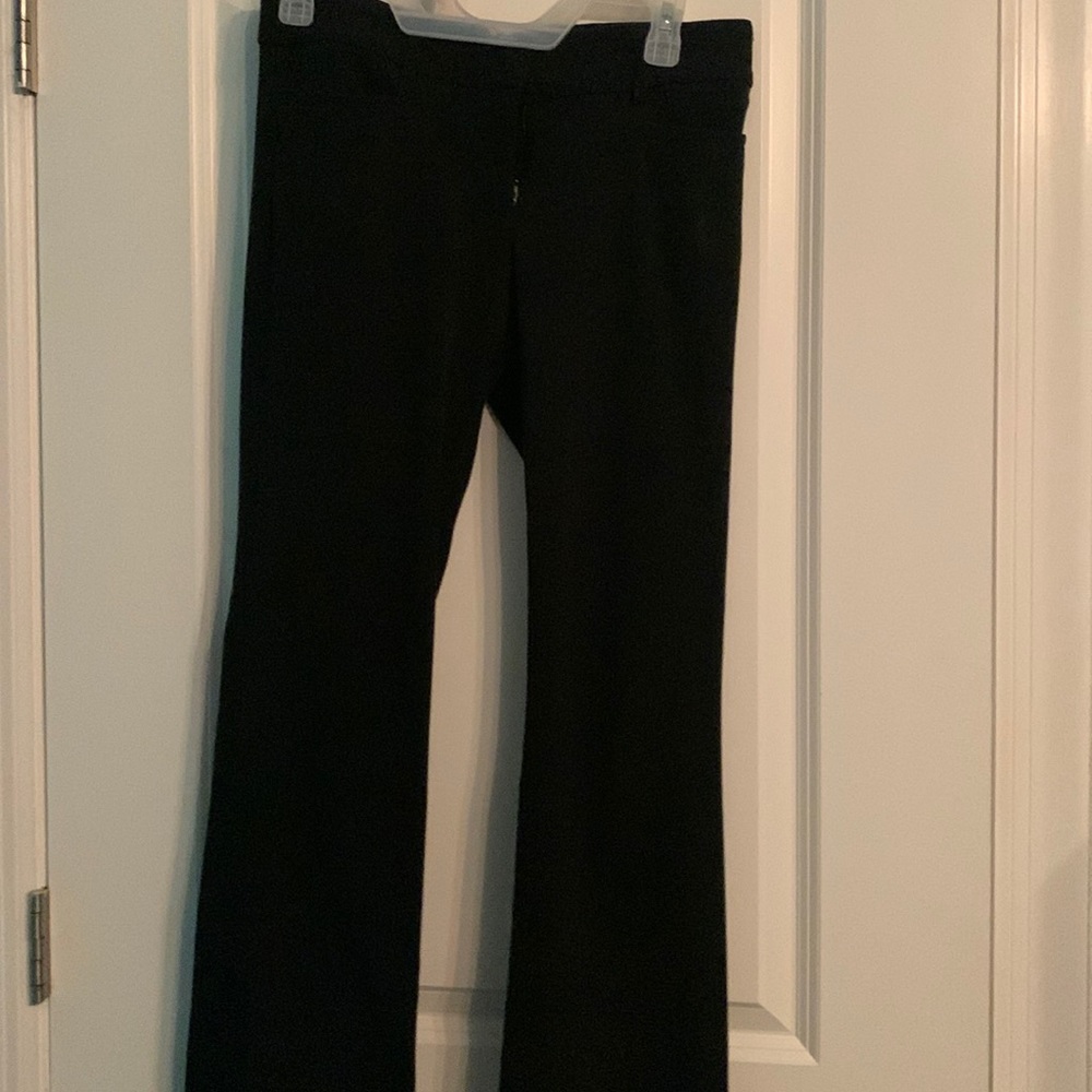 elegant black sleek pants for work or an event